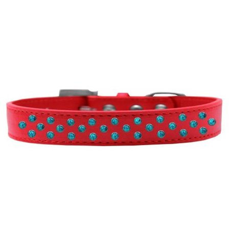 UNCONDITIONAL LOVE Sprinkles Southwest Turquoise Pearls Dog CollarRed Size 14 UN796153